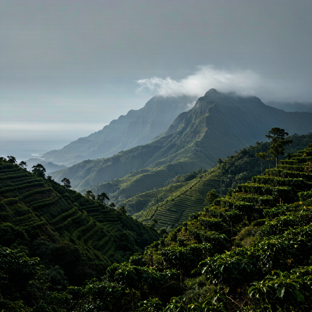 牙买加蓝山 咖啡产区风景