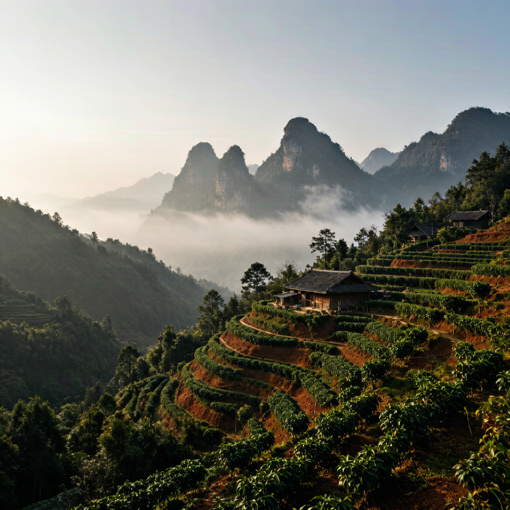 中国·云南云南 咖啡产区风景